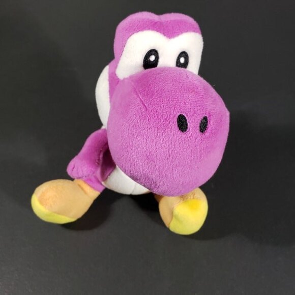 Super Mario Yoshi Purple Plush Toy Nintendo 2015 7 Inch  Y2k Video Character - Picture 2 of 9